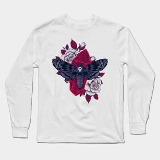 Death Moth Crystal Long Sleeve T-Shirt